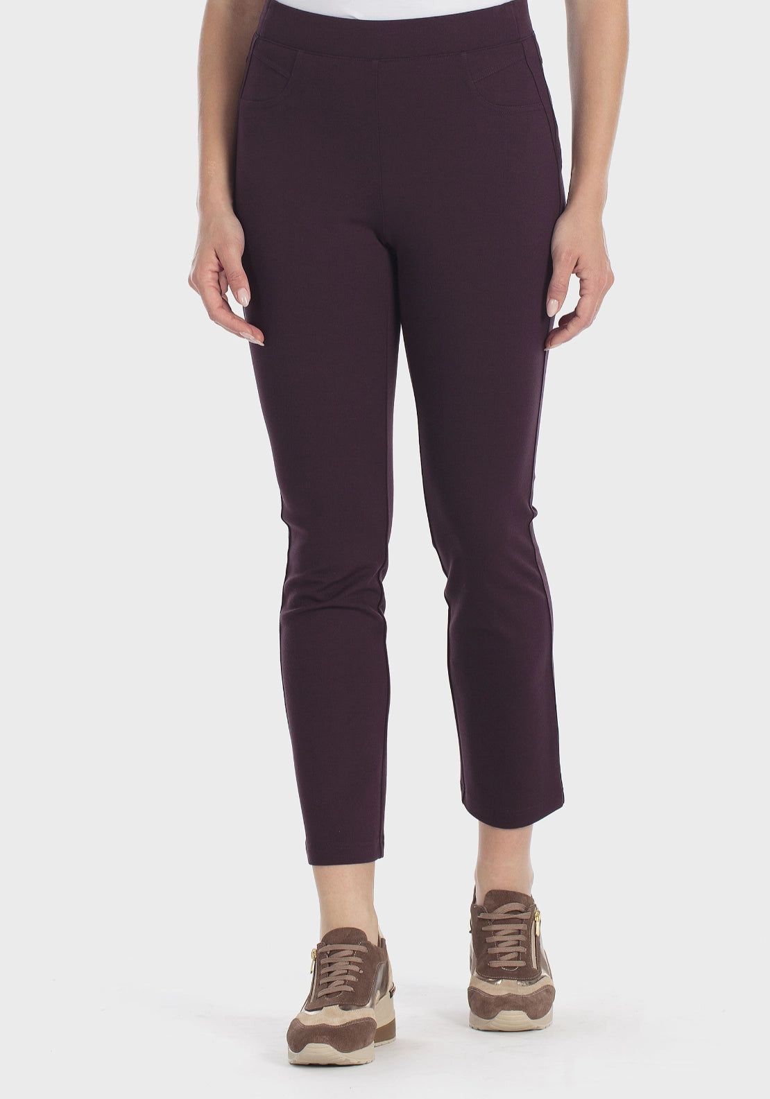 Ponte Di Roma Trousers - Purple Mulberry