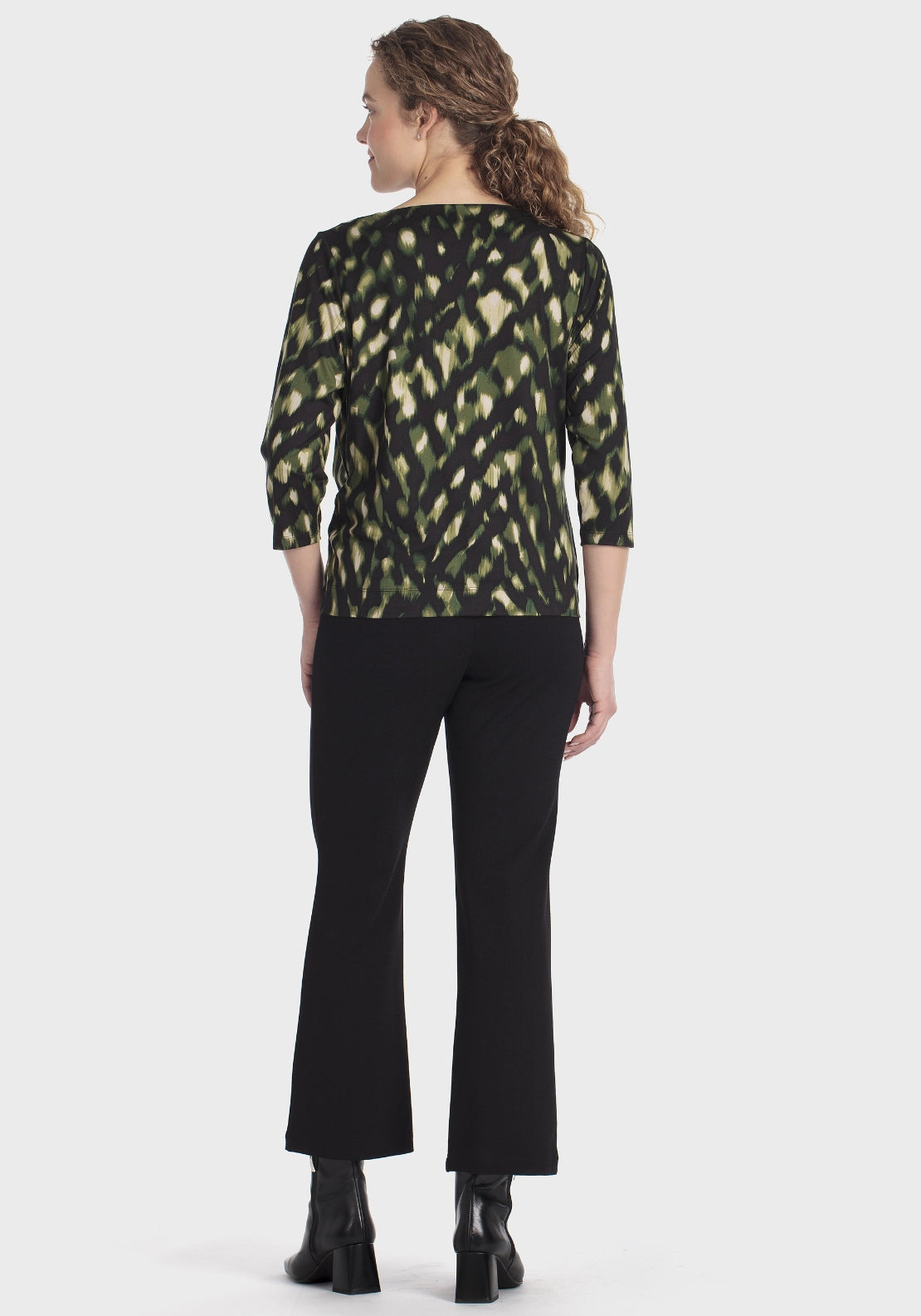 Flare Ponte Di Roma Trousers - Black