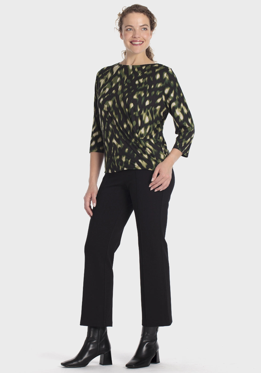 Flare Ponte Di Roma Trousers - Black