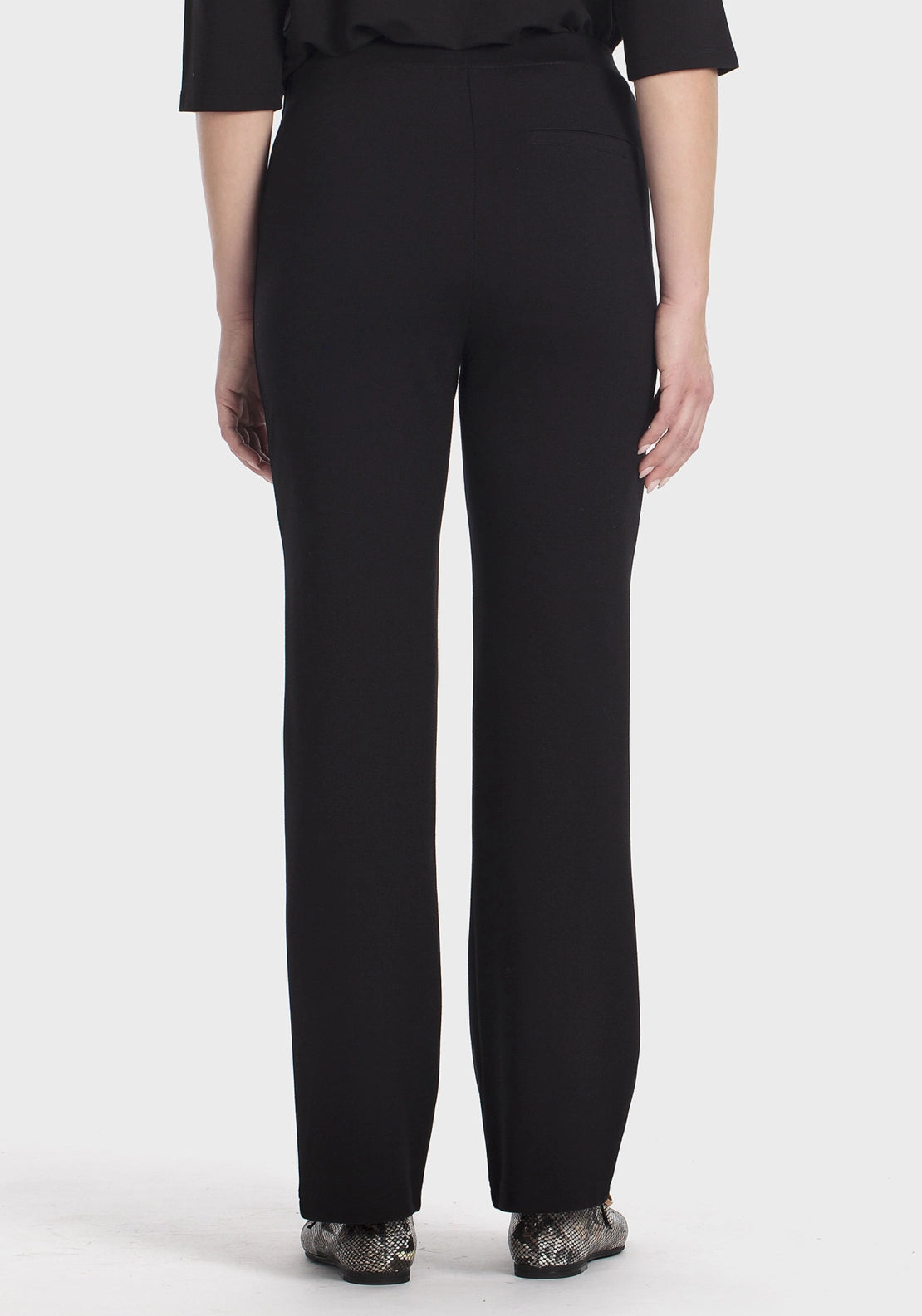 Black Ponte Di Roma Trousers - Black