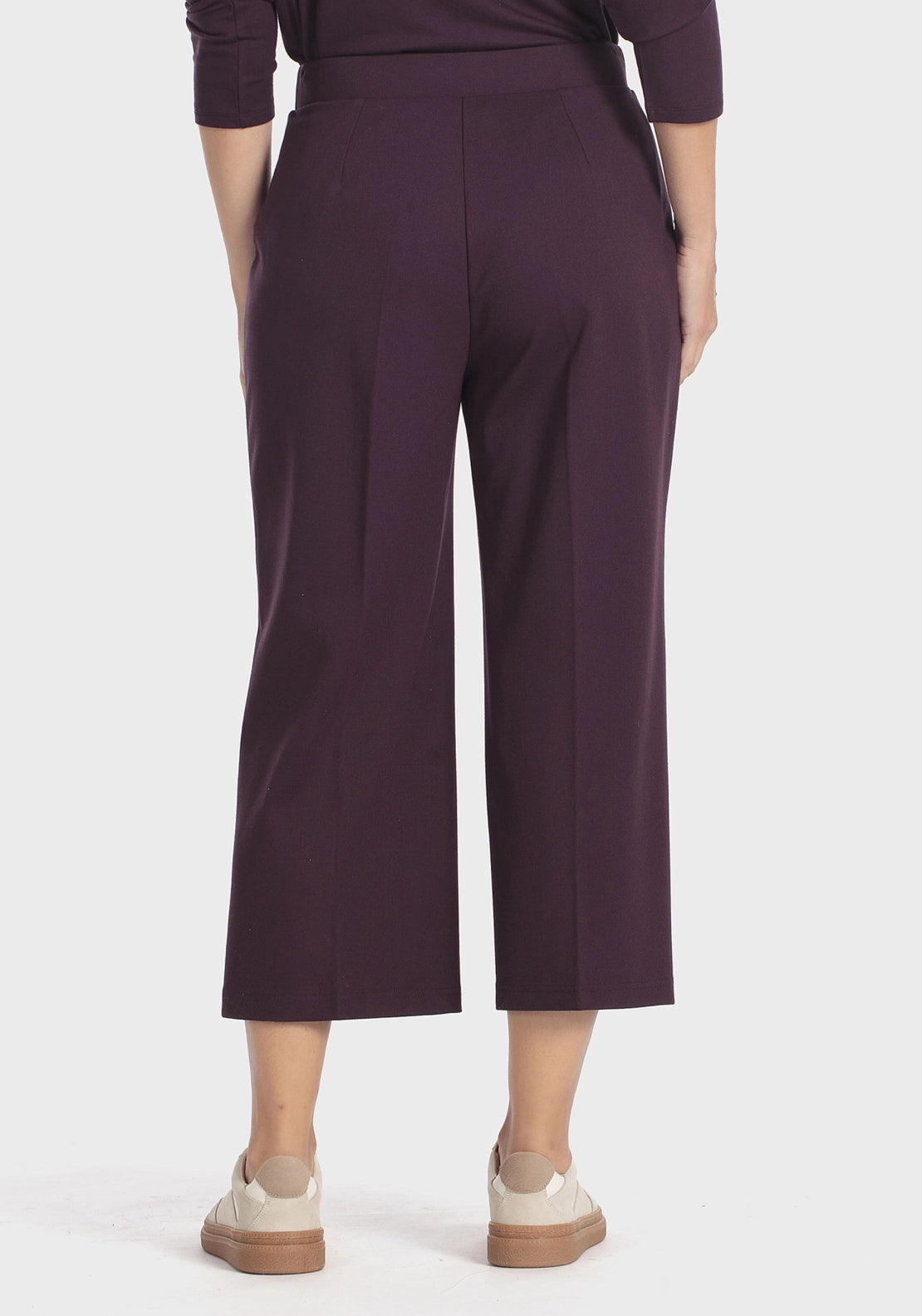 Ponte Di Roma Culotte Trousers - Purple Mulberry