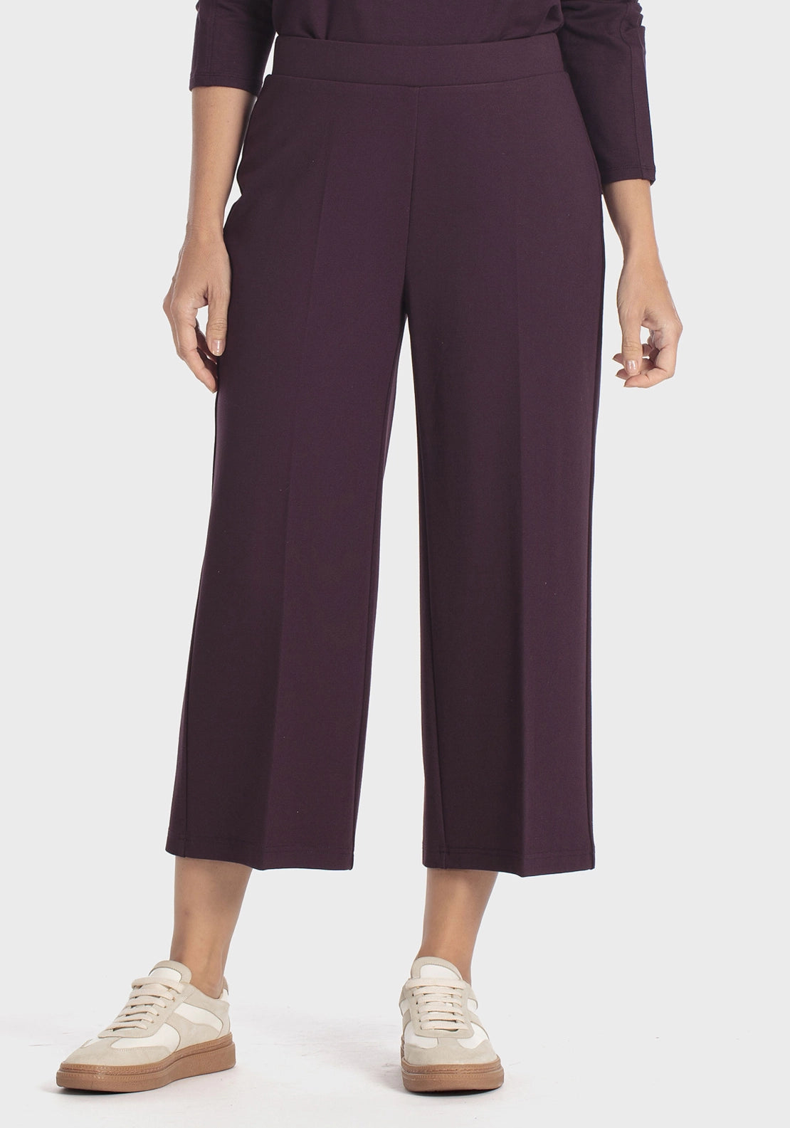 Ponte Di Roma Culotte Trousers - Purple Mulberry