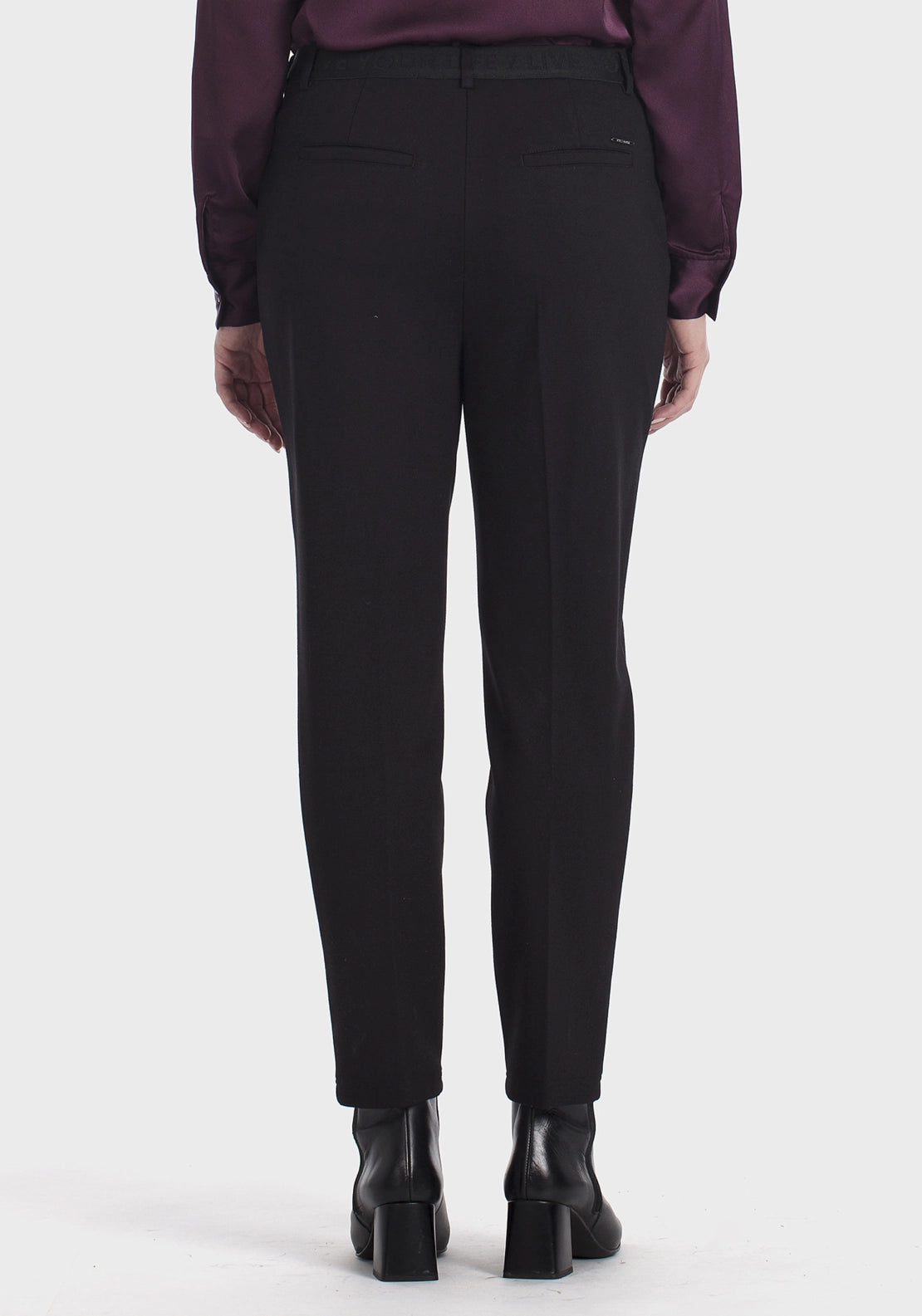 Black Ponte Di Roma Trousers - Black