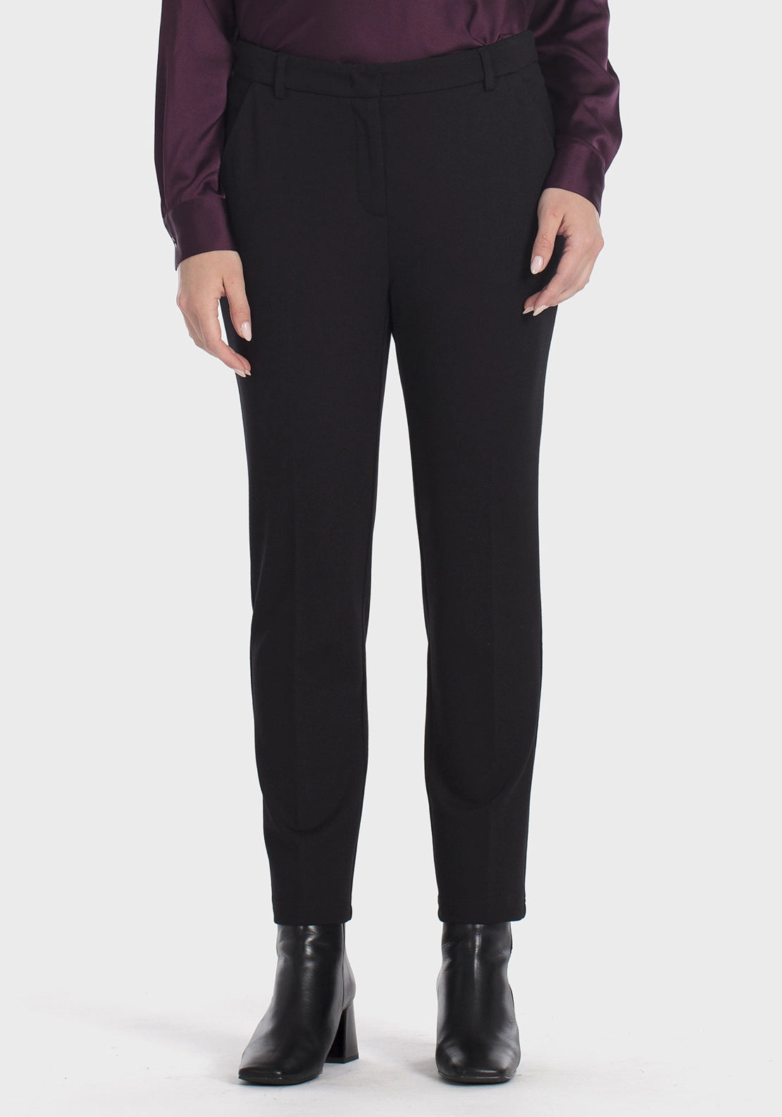 Black Ponte Di Roma Trousers - Black
