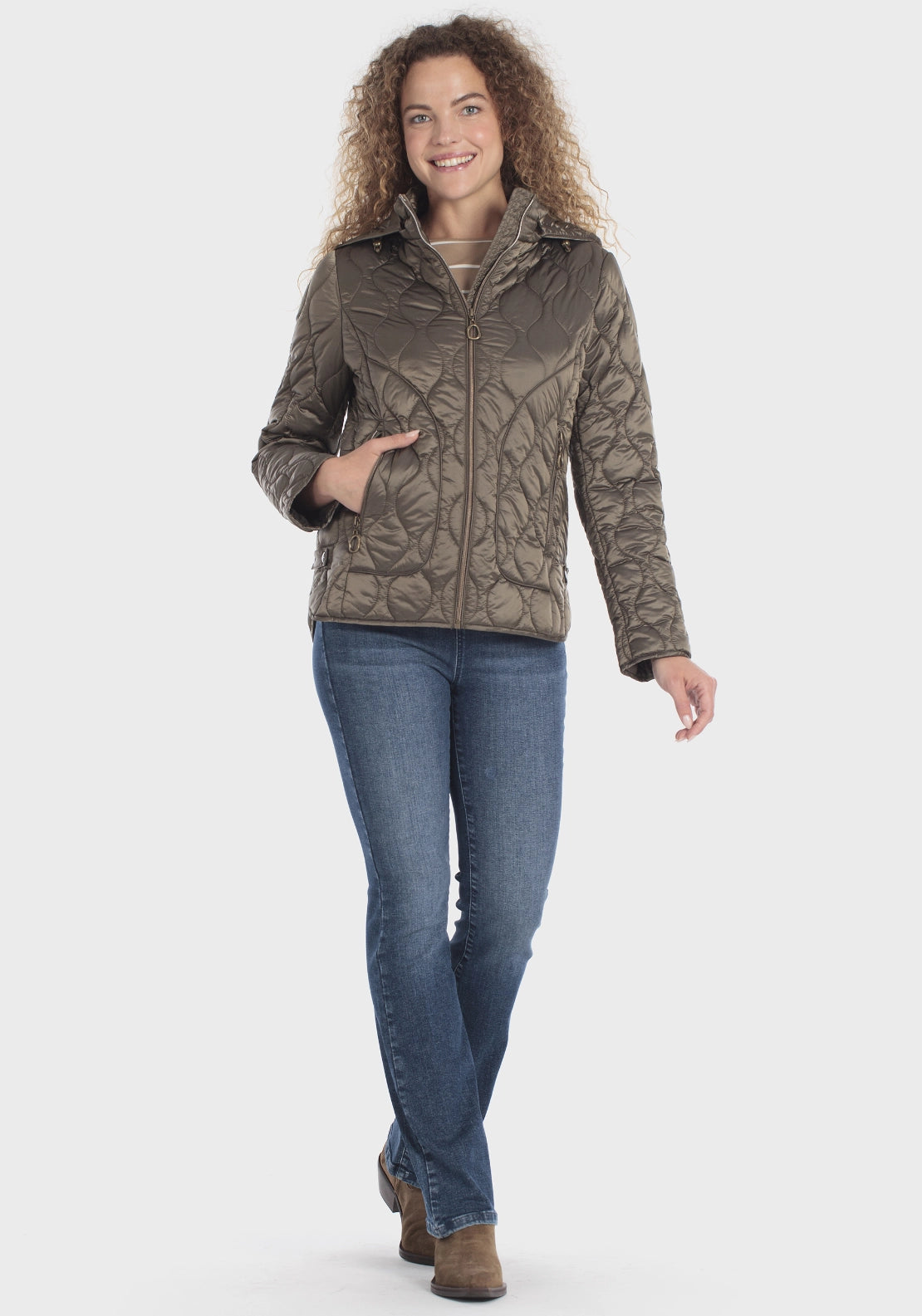 Parka With Hood - Green