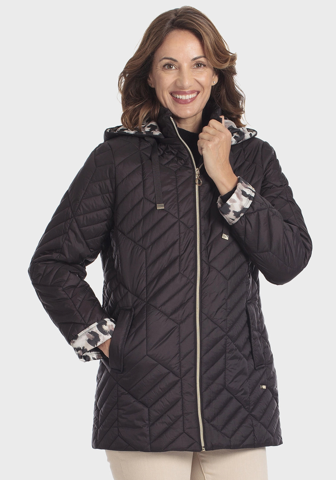 Parka With Hood - Black