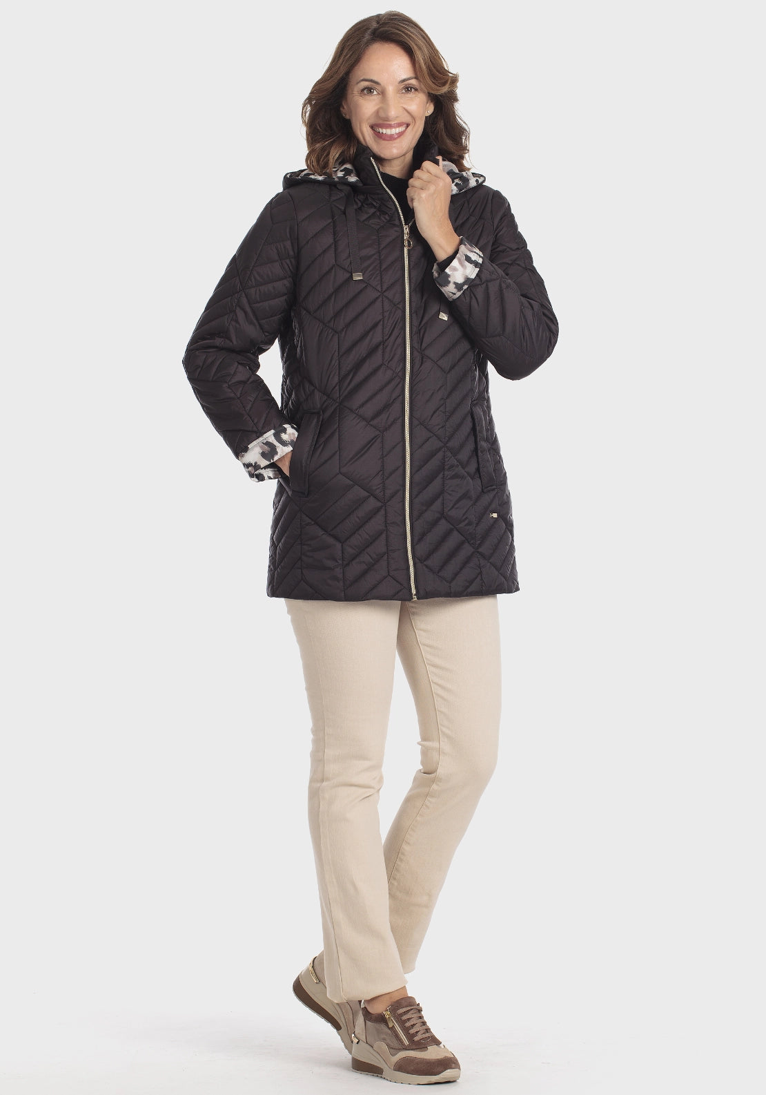 Parka With Hood - Black