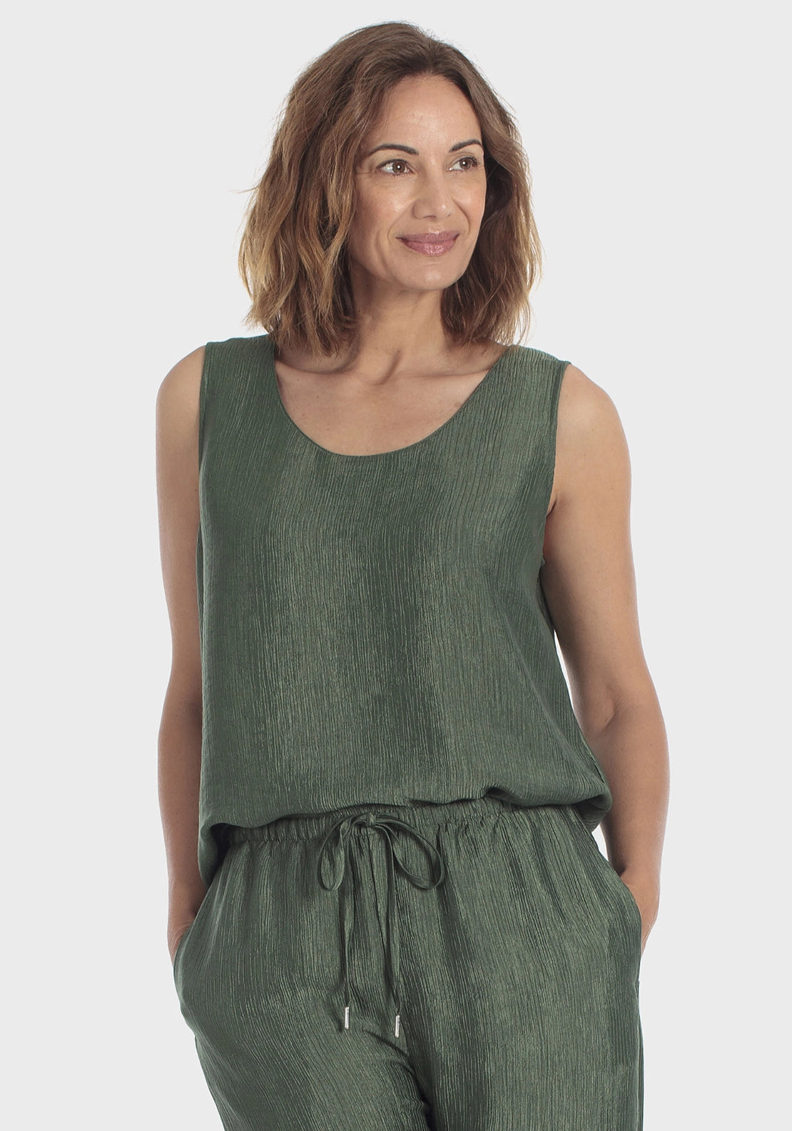Fantasy Scoop Top - Green
