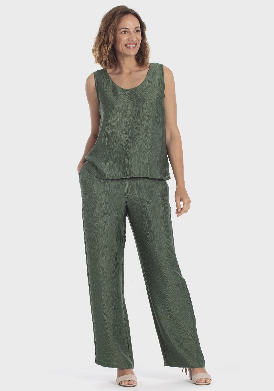 Fantasy Scoop Top - Green
