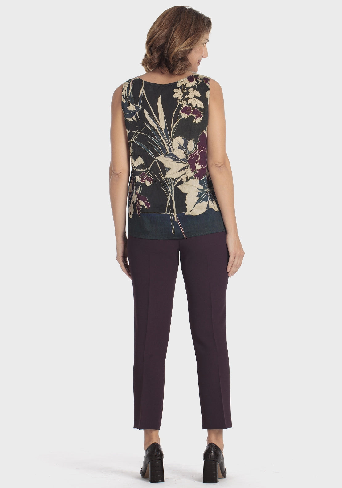 Printed Top - Beige