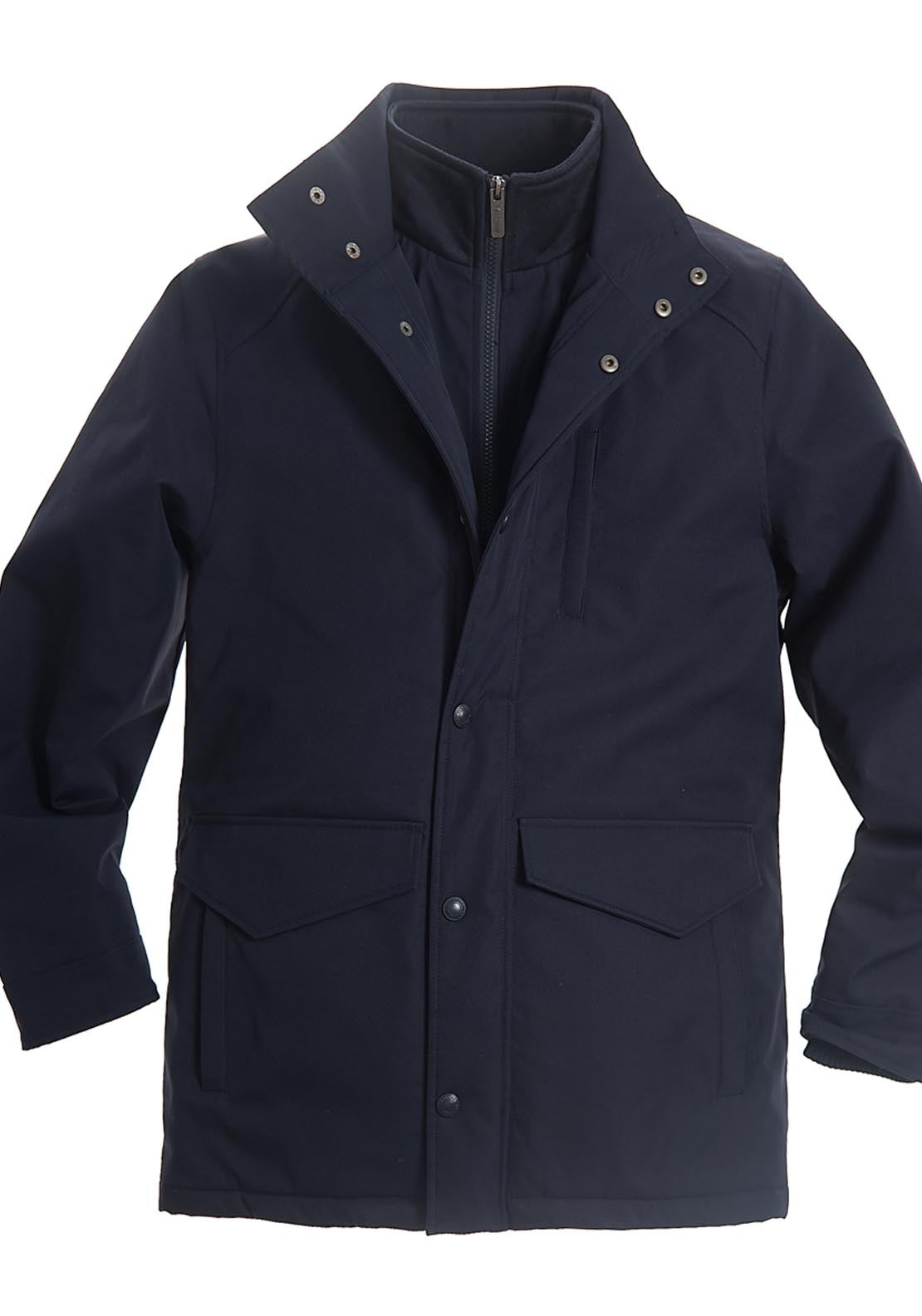 Vedoneire Double Collar Jacket - Blue 1 Shaws Department Stores