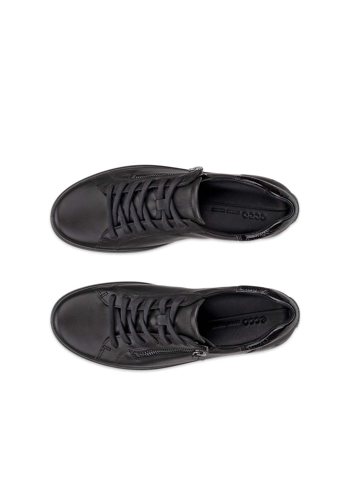 Ecco Soft 7 Casual Shoe - Black 2 Shaws Department Stores