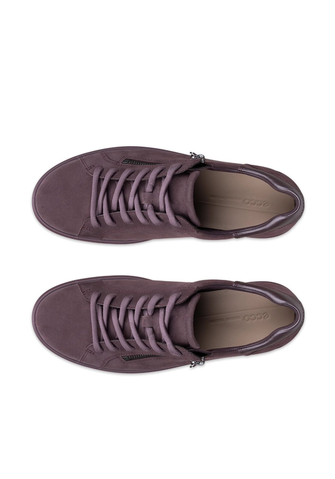 Soft 7 Tred Side Zip Lace Shoe - Purple