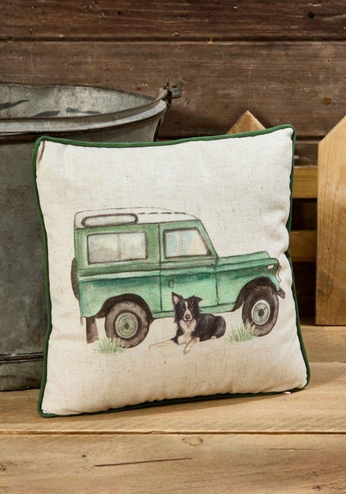 The Home Collection Dog Printed Polyester Cushion 1 Shaws Department Stores