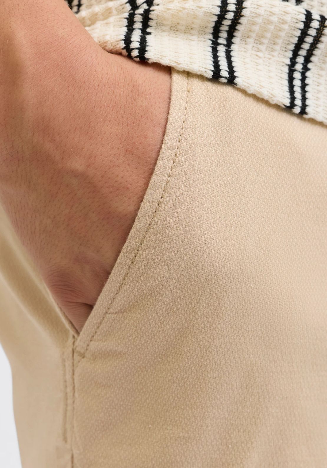 Jack &amp; Jones Regular Fit Chino Shorts - Dune 3 Shaws Department Stores