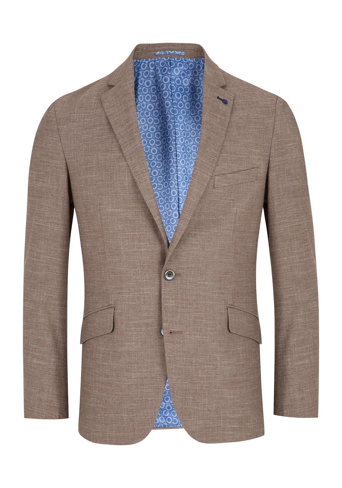 Daniel Grahame Dale Plain Sports Jacket - Beige 1 Shaws Department Stores