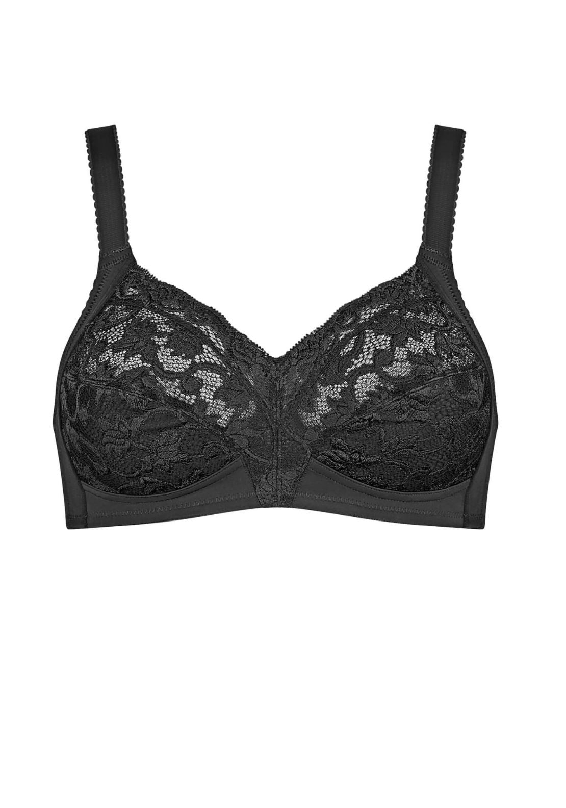 Triumph Delicate Doreen Non-Wired Bra - Black 1 Shaws Department Stores