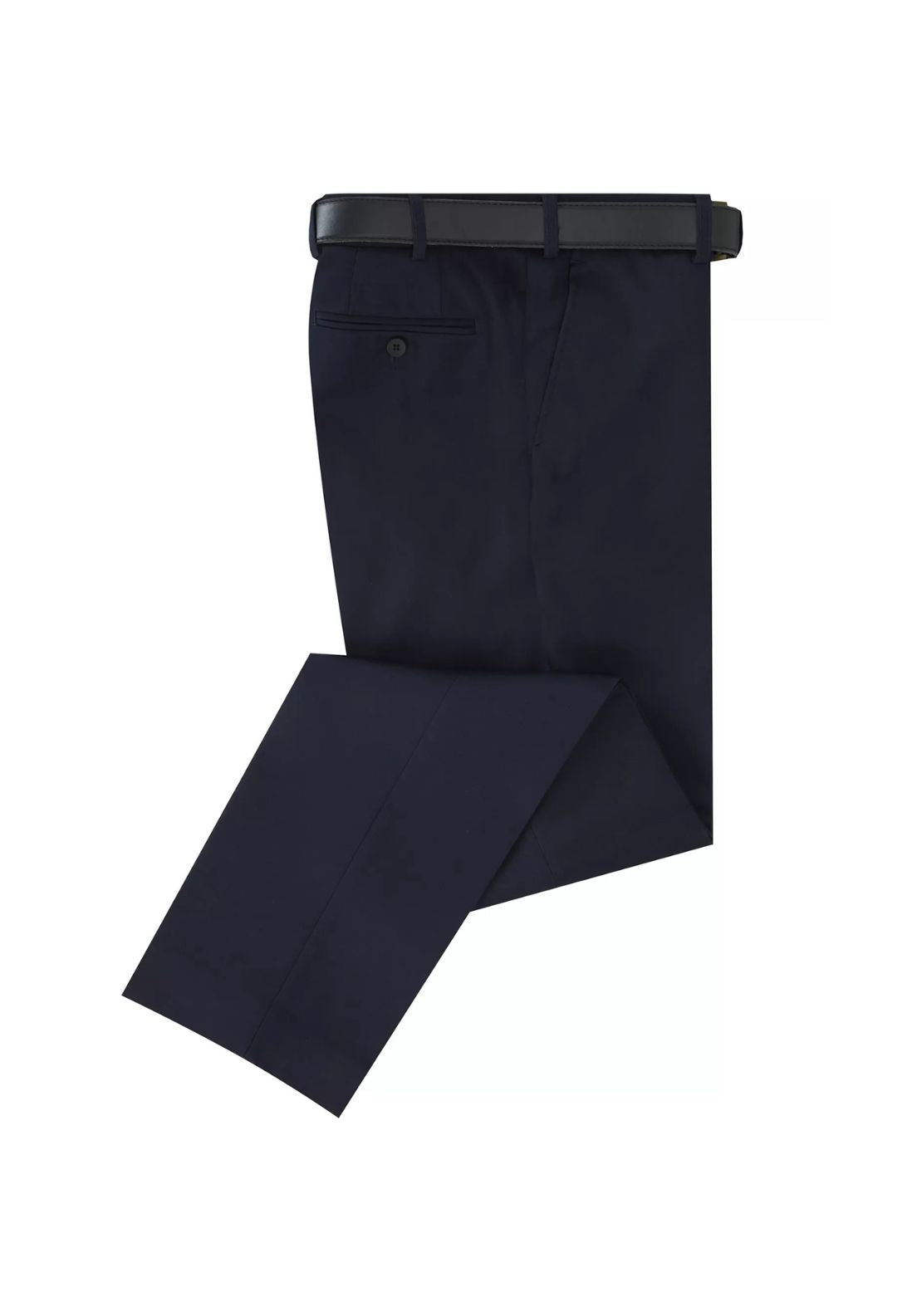 Daniel Grahame San Remo Plain Trousers - Blue 1 Shaws Department Stores