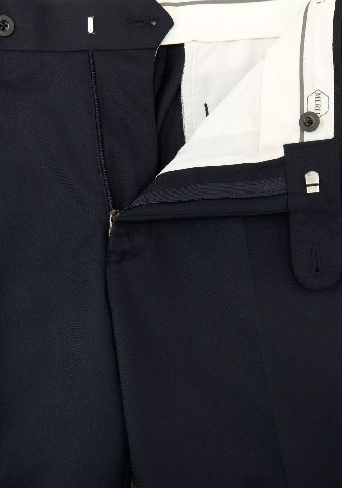 Daniel Grahame San Remo Plain Trousers - Navy 2 Shaws Department Stores