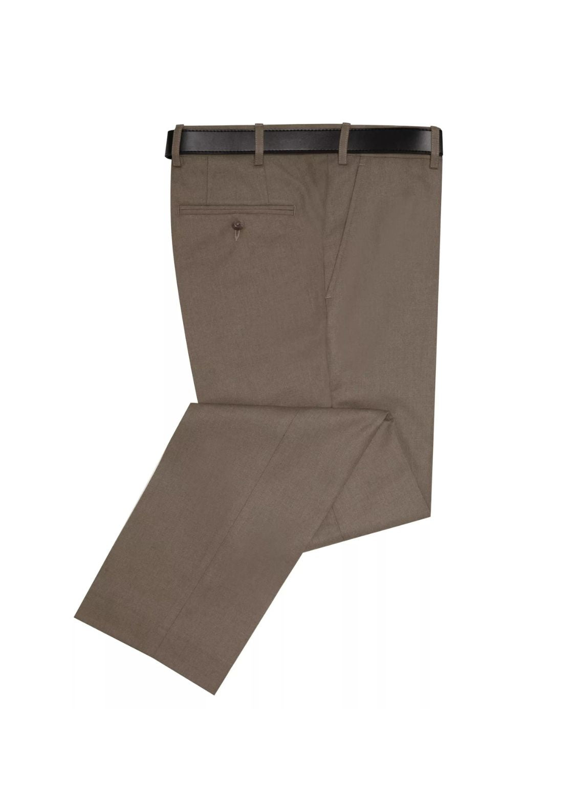 Daniel Grahame San Remo Plain Trousers - Beige 1 Shaws Department Stores