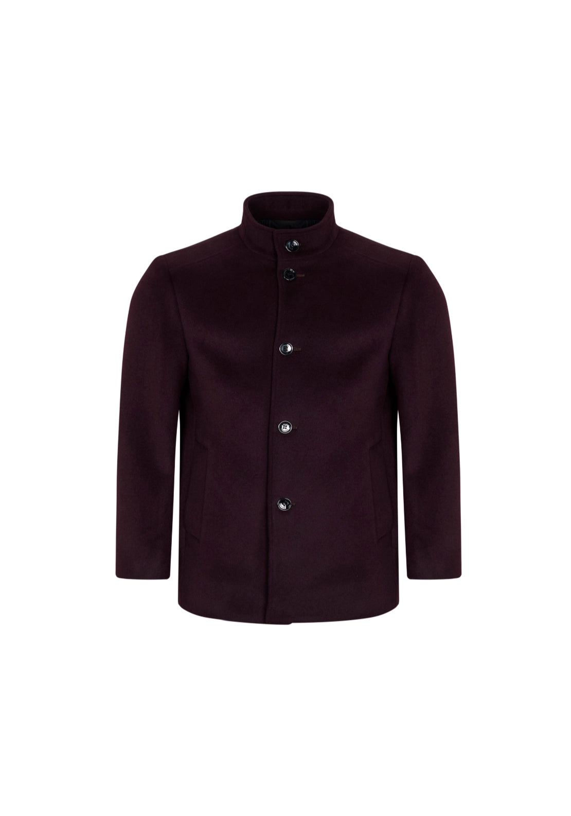 Watson 3/4 Wool Coat - Red