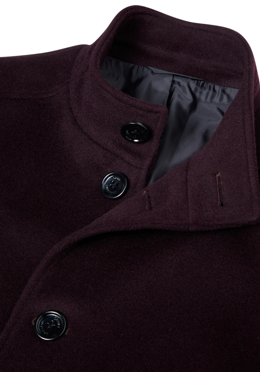 Watson 3/4 Wool Coat - Red