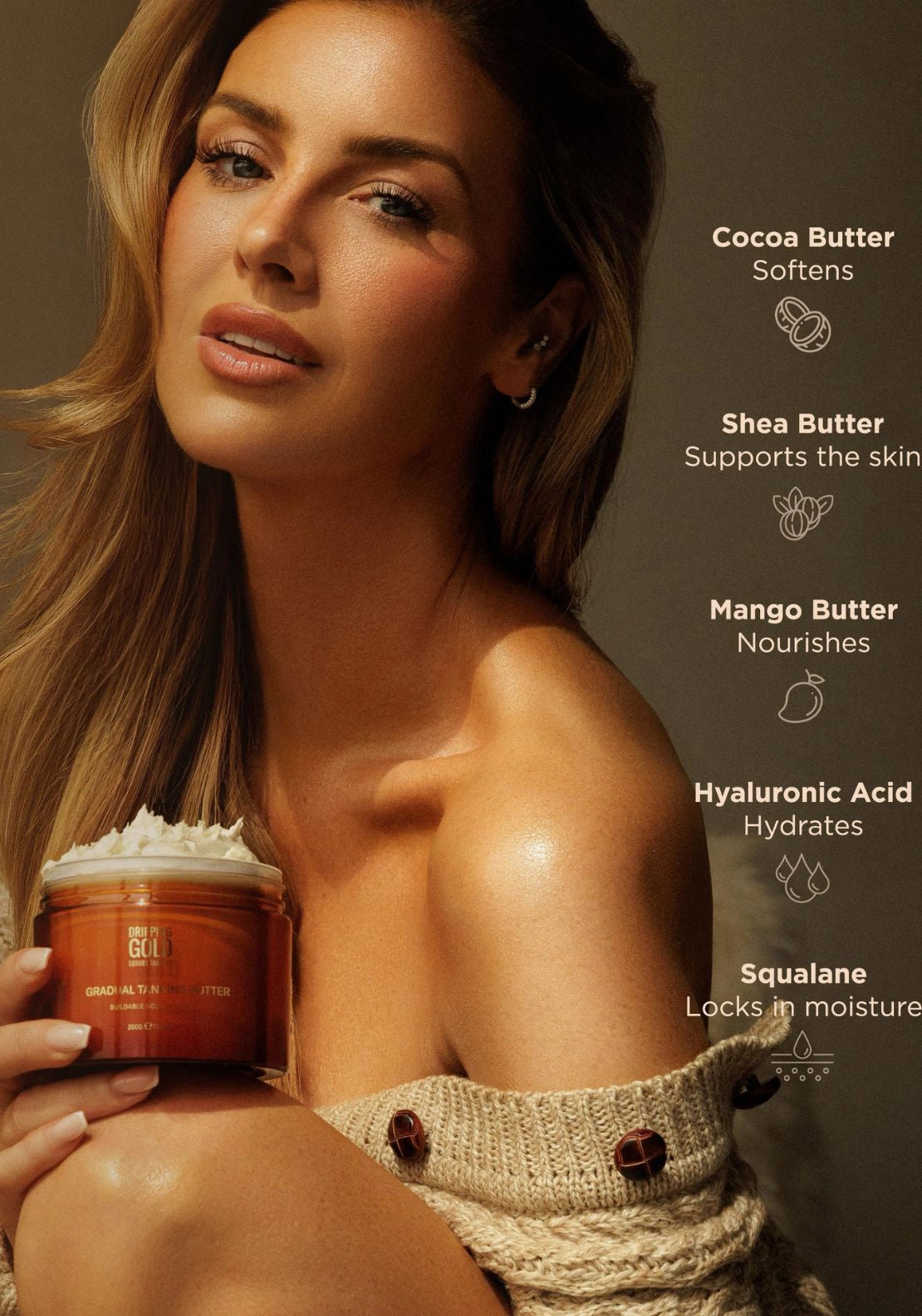 Sosu Dripping Gold Gradual Tanning Butter - No Colour 3 Shaws Department Stores