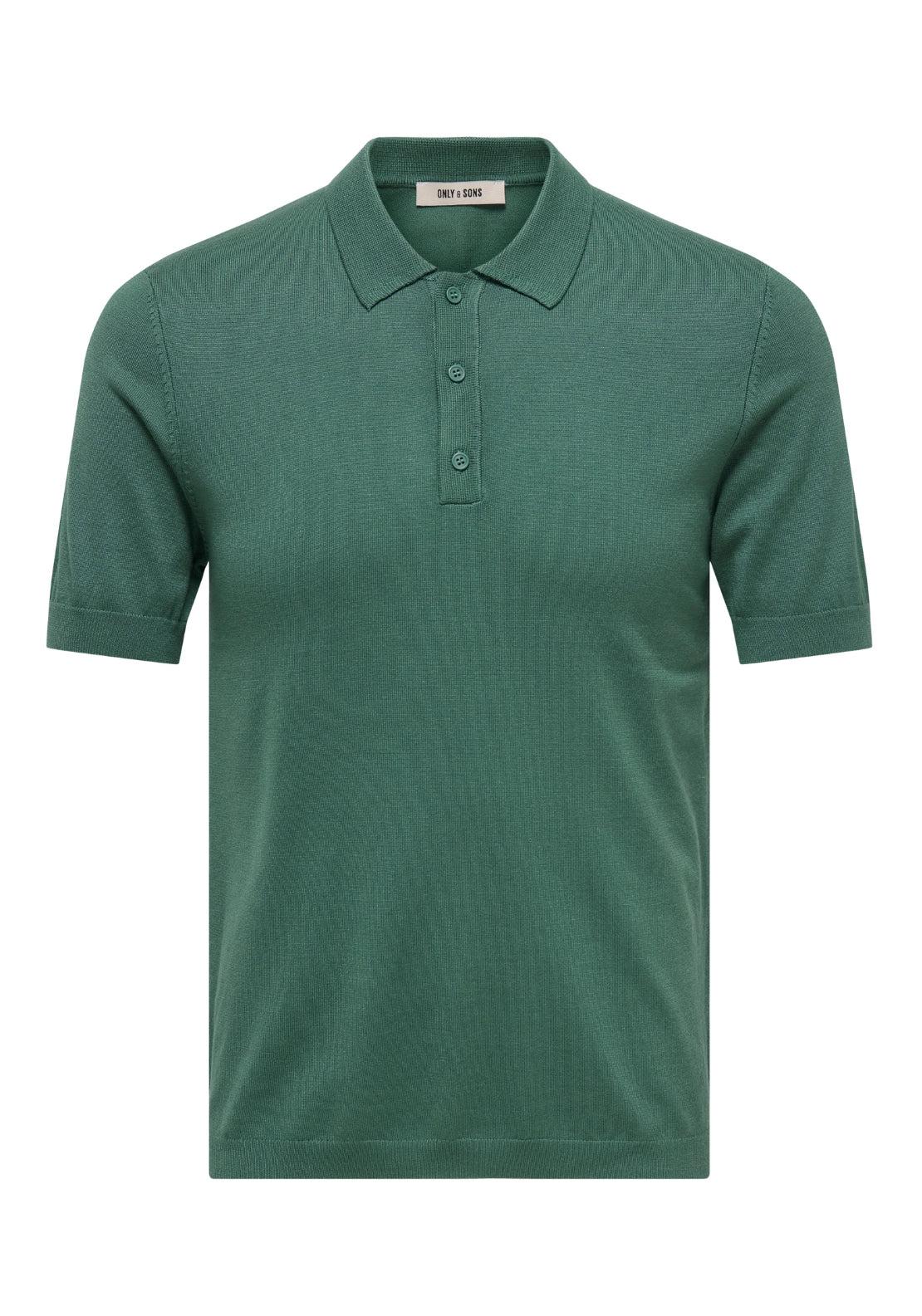 Onswyler Short Sleeve Knit Polo Shirt - Coffee Bean