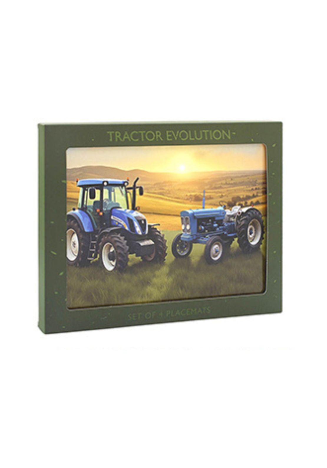 Tractor Design Placemats Set of 4 - Multi