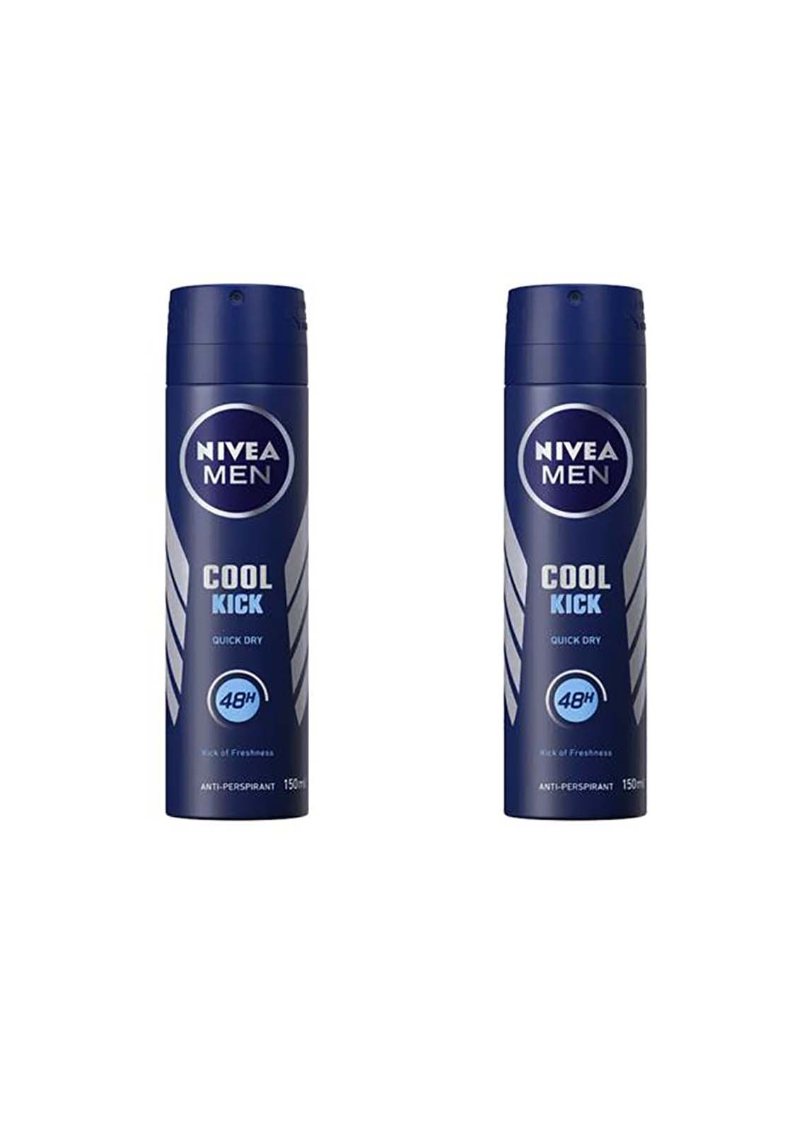 Nivea Mencool Kick Deodorant Twin Pack 1 Shaws Department Stores