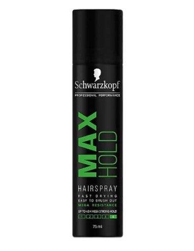 Schwarzkopf Max Hold 5 Mega Strong Hold Hairspray 400ml 1 Shaws Department Stores