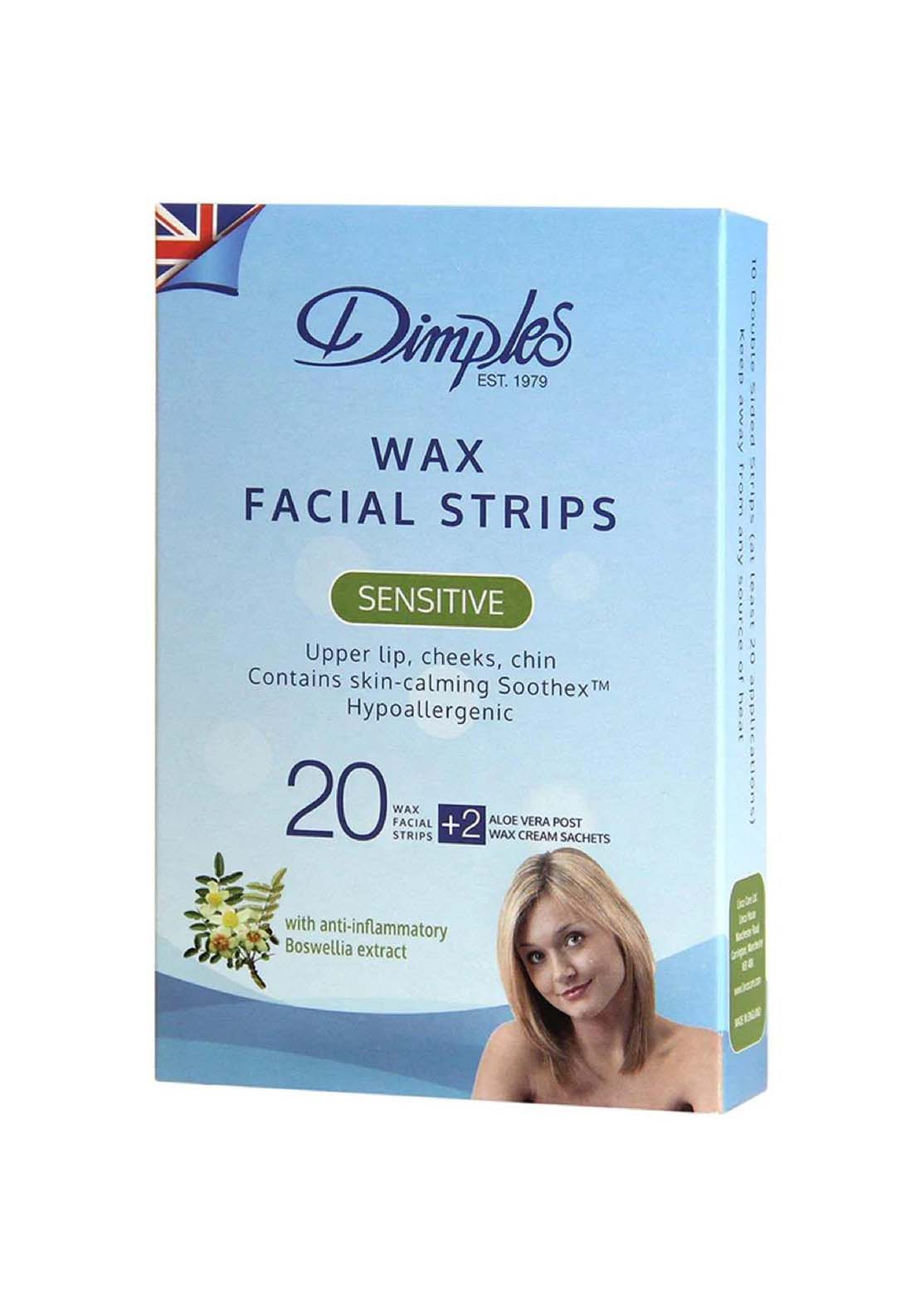 Sundrelle Wax Facial Strips Sensitive 1 Shaws Department Stores