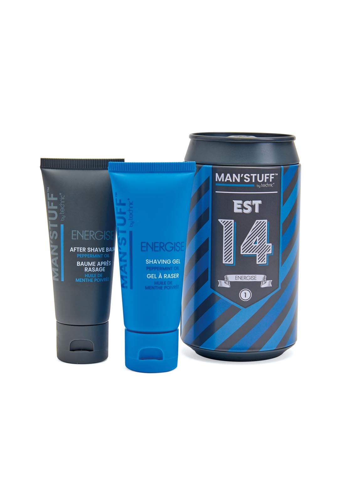 Manstuff Tin Can Shave Duo Set of 3 - Multi 1 Shaws Department Stores