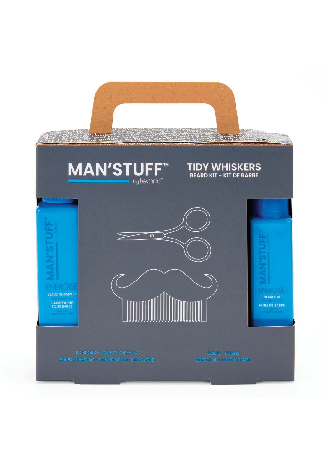 Beard Kit Tidy Whiskers Set of 4 - Multi