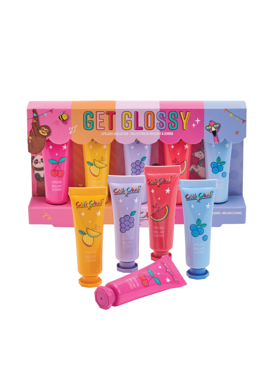 Lip Gloss Get Glossy Se of 5 - Multi