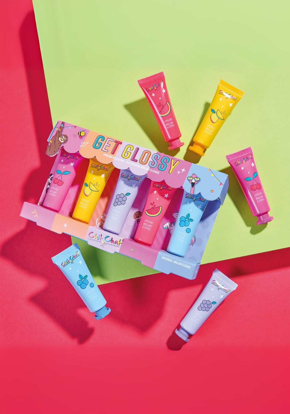 Lip Gloss Get Glossy Se of 5 - Multi