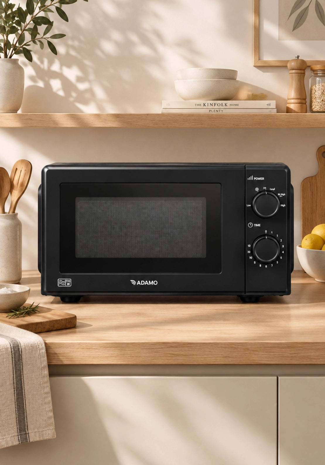 Adamo Sda2638Ed Adamo 20L Manual Microwave - Black 2 Shaws Department Stores
