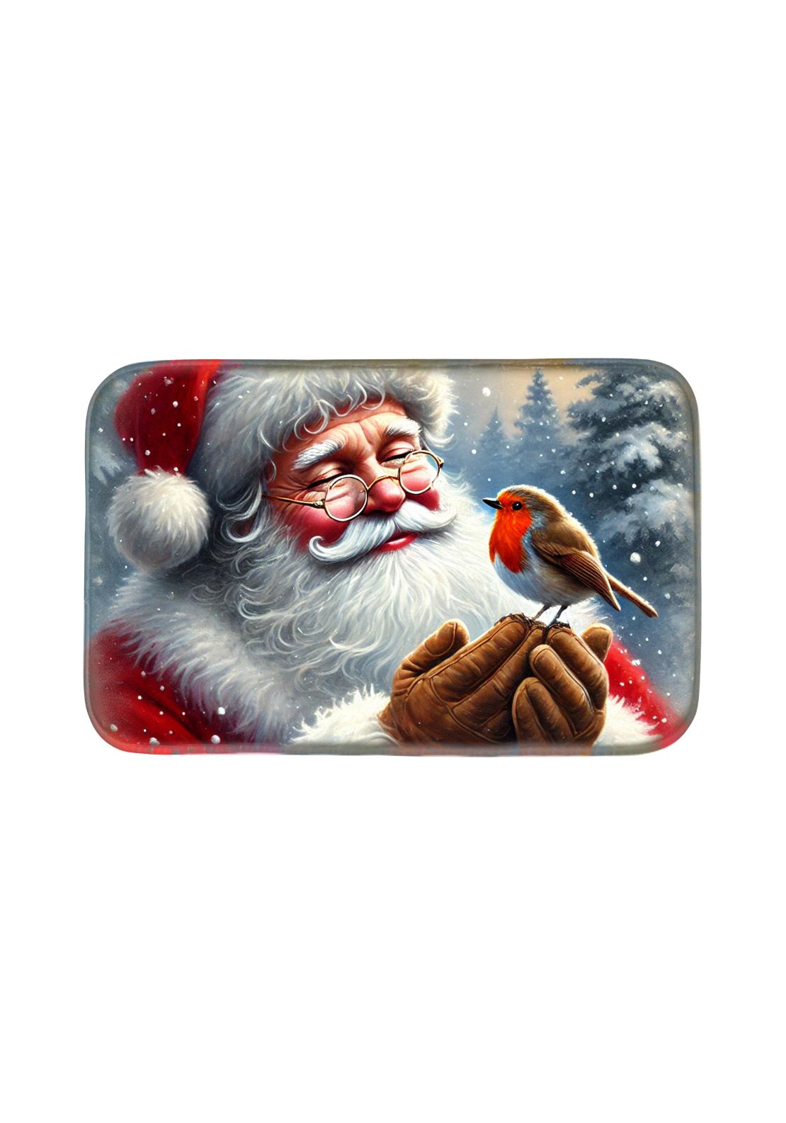 The Home Collection Floral Christmas Bath Set - Red 4 Shaws Department Stores