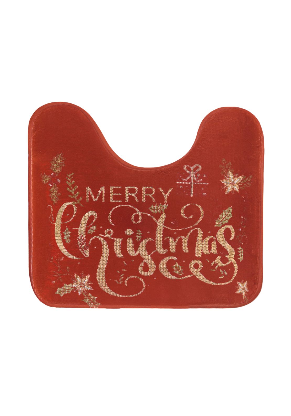 The Home Collection Floral Christmas Bath Set - Red 2 Shaws Department Stores