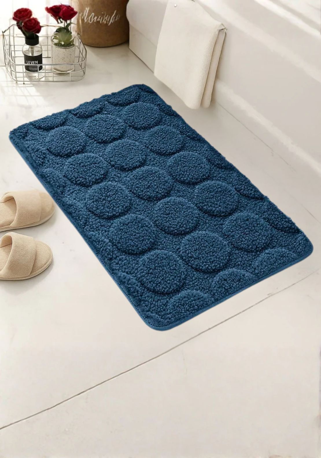 The Home Collection Cobla Collection Non-Slip Soft Absorbent - Bath Mat 1 Shaws Department Stores
