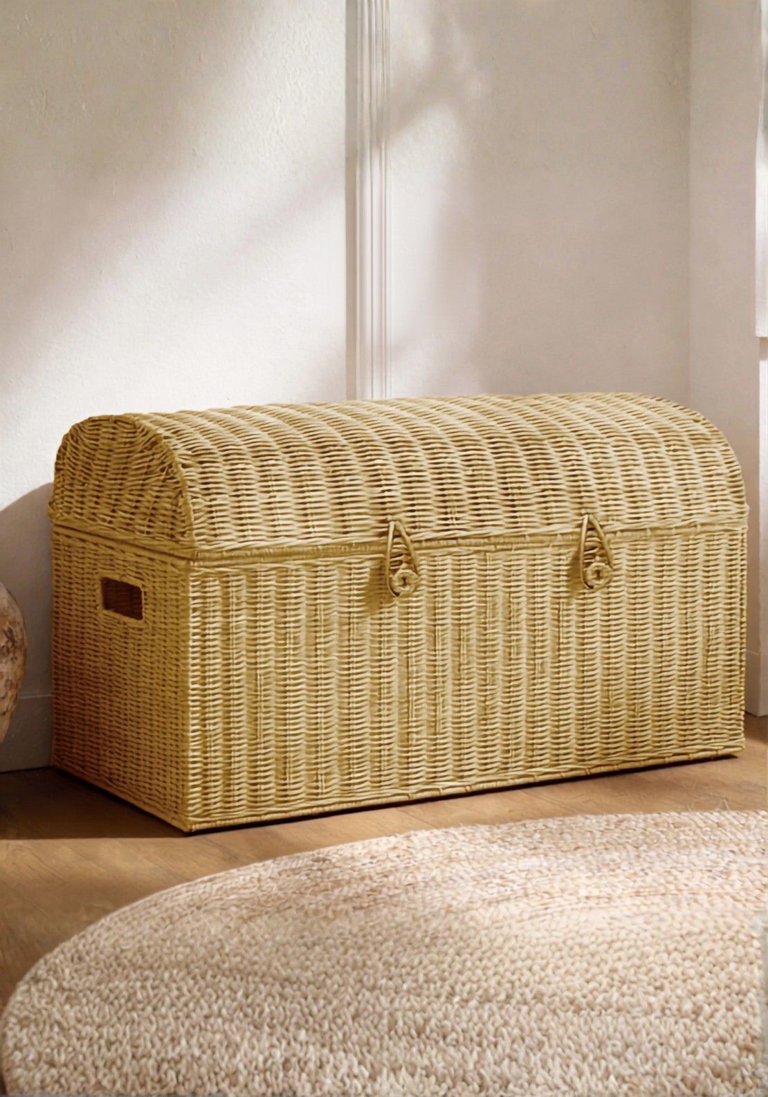 Wicker Storage Chest - Willow