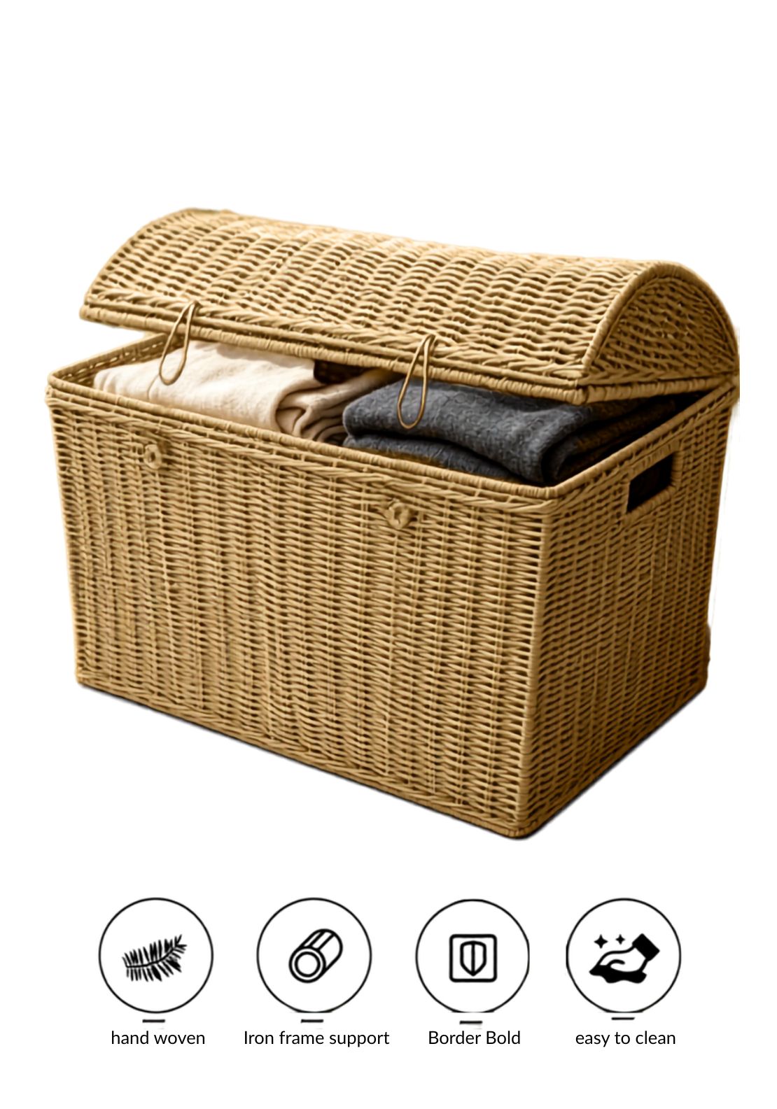 Wicker Storage Chest - Willow
