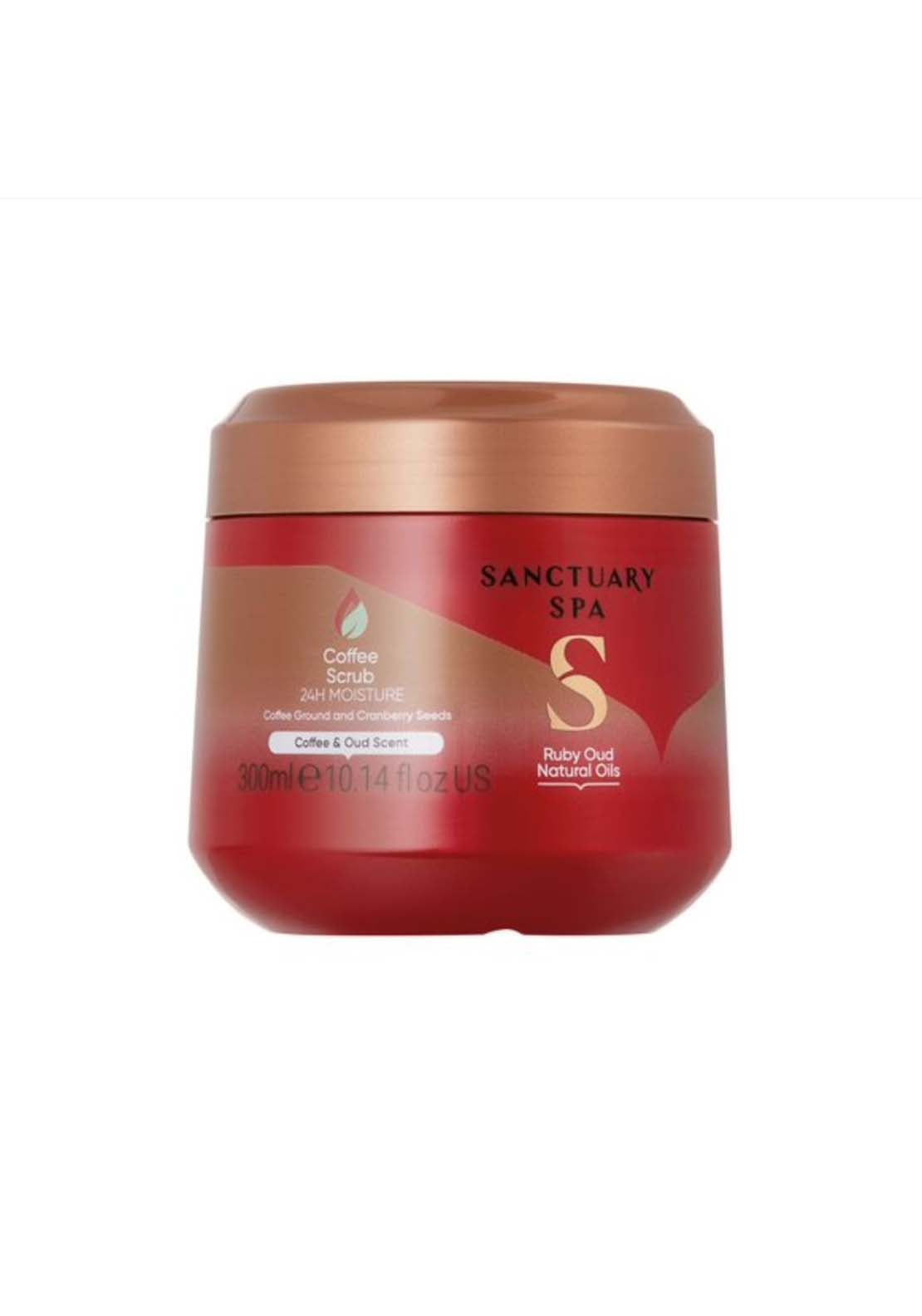 Sanctuary Spa Ruby Oud Natural Oils Coffee Scrub 300ml 1 Shaws Department Stores