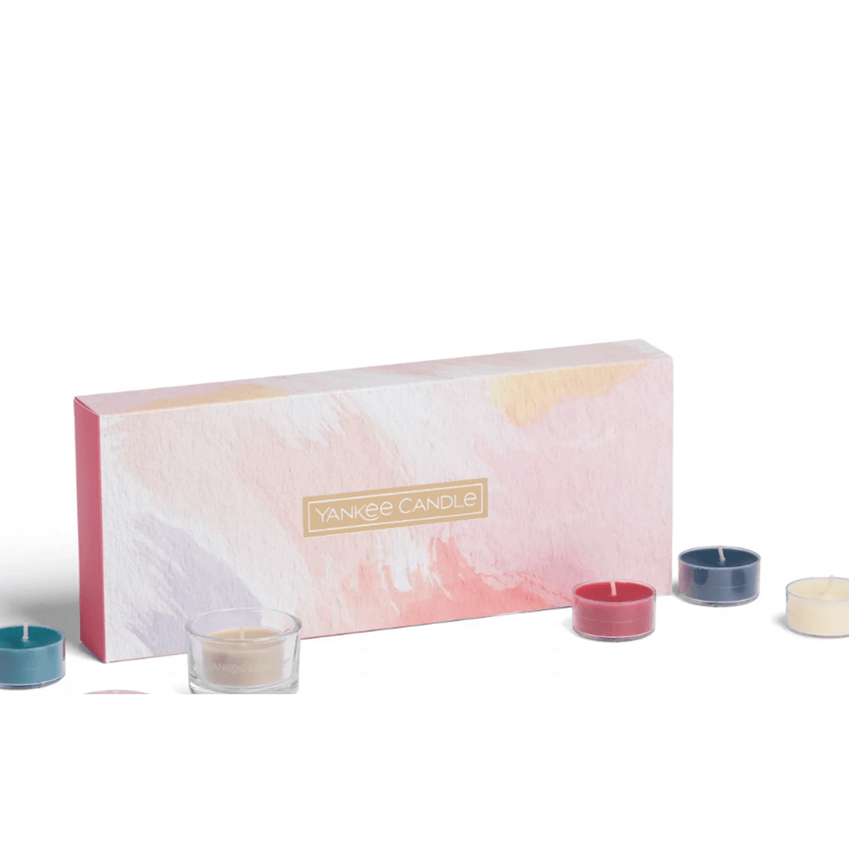 10 Tealights 1 Holder Gift Set