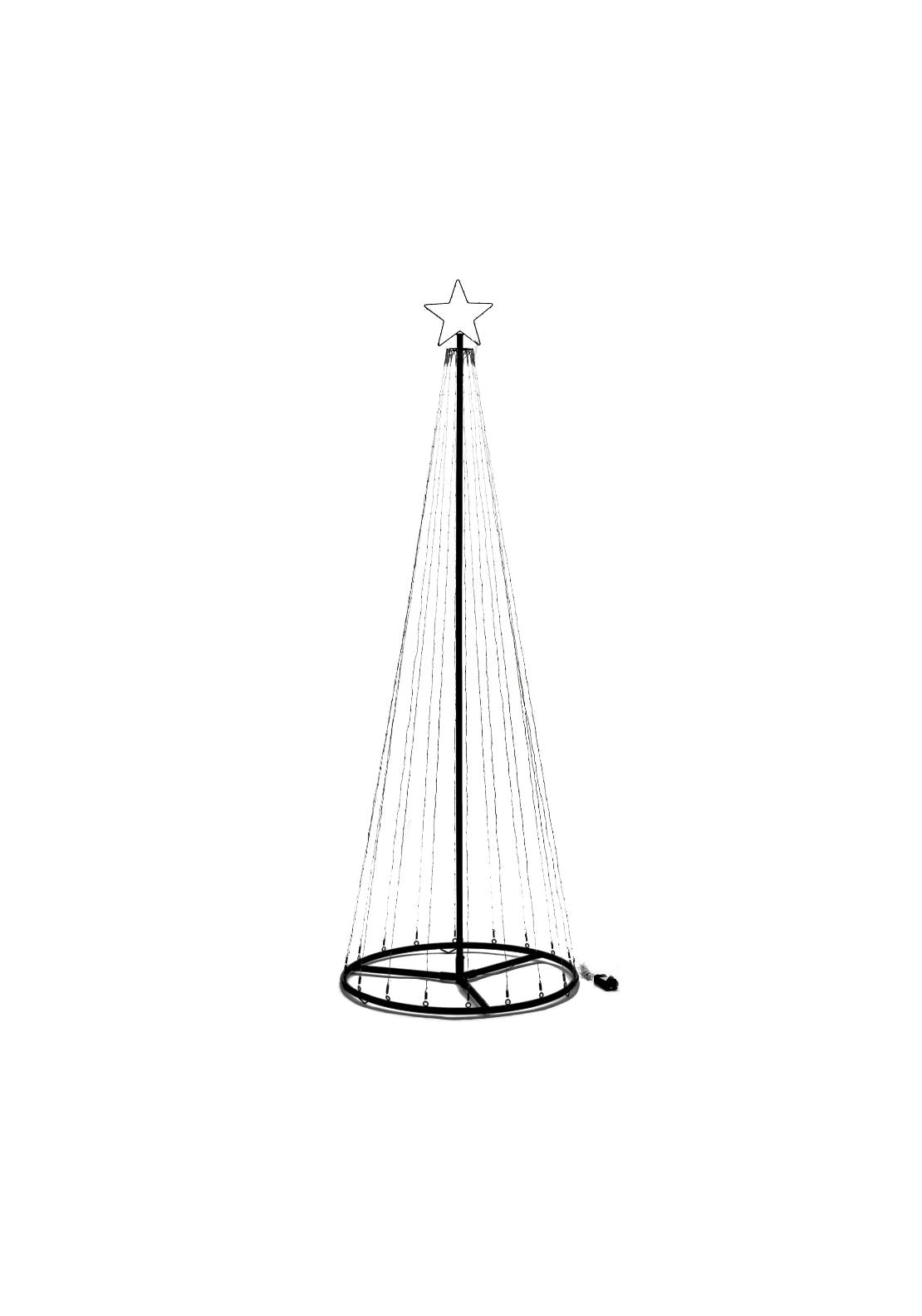 The Home Christmas Twinkling LED Tree With Star Topper - White 1 Shaws Department Stores