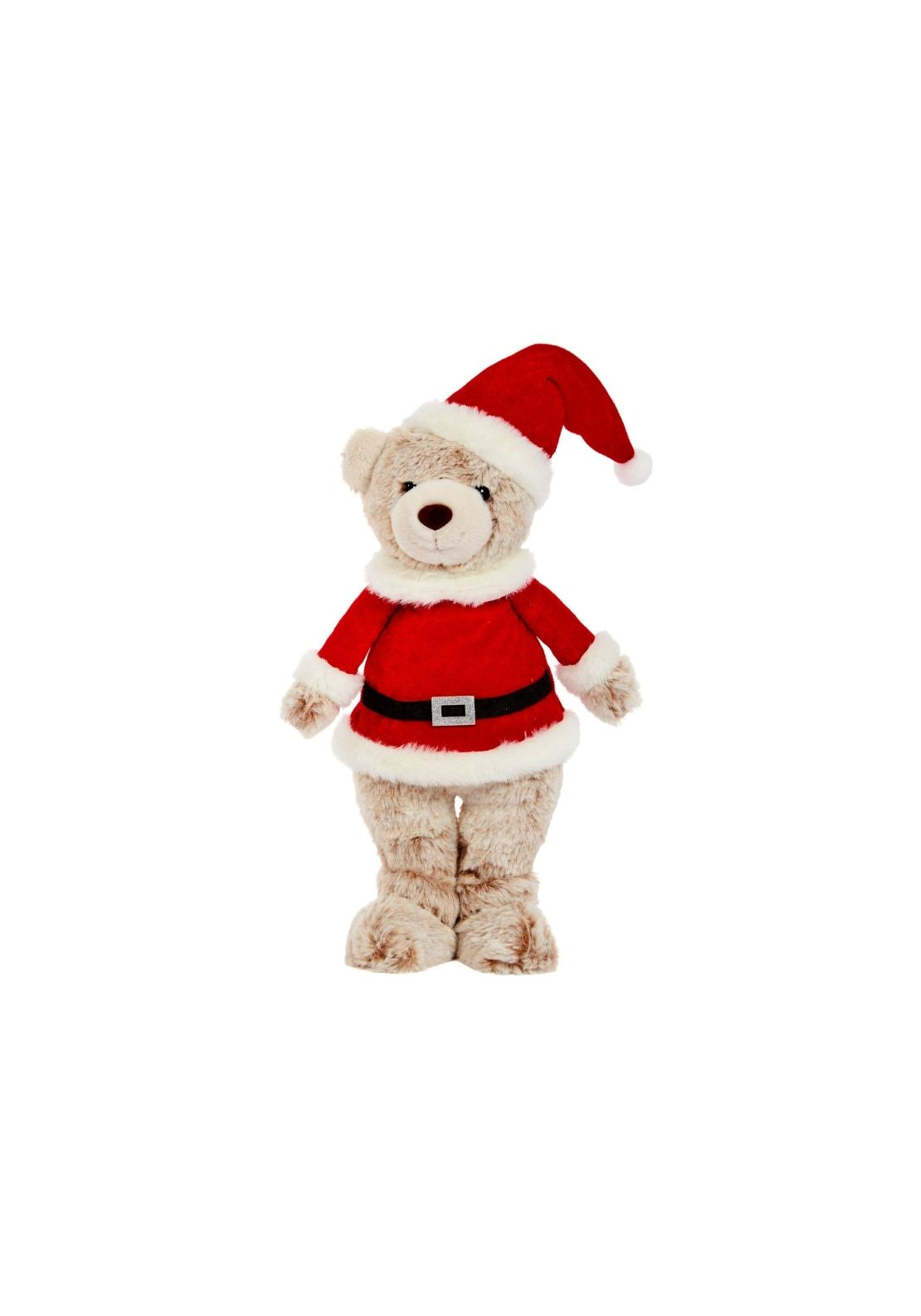 The Home Christmas Standing Santa Teddy - Multi 1 Shaws Department Stores