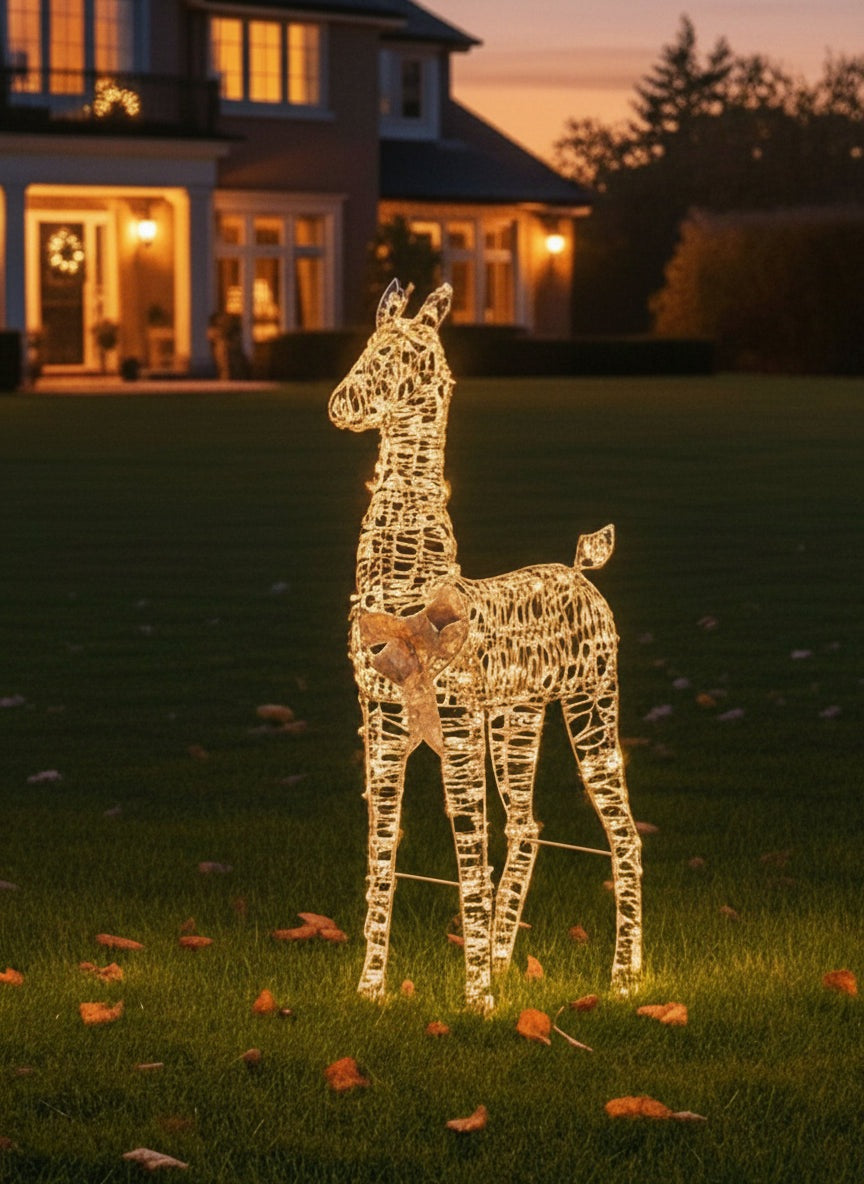 The Home Christmas Gold Twist Fawn - Gold 1 Shaws Department Stores