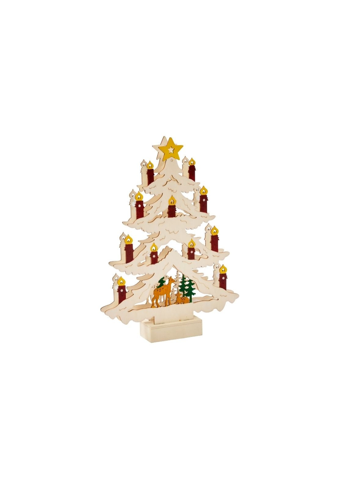 The Home Christmas Inlit Candle Tree - Multi 1 Shaws Department Stores