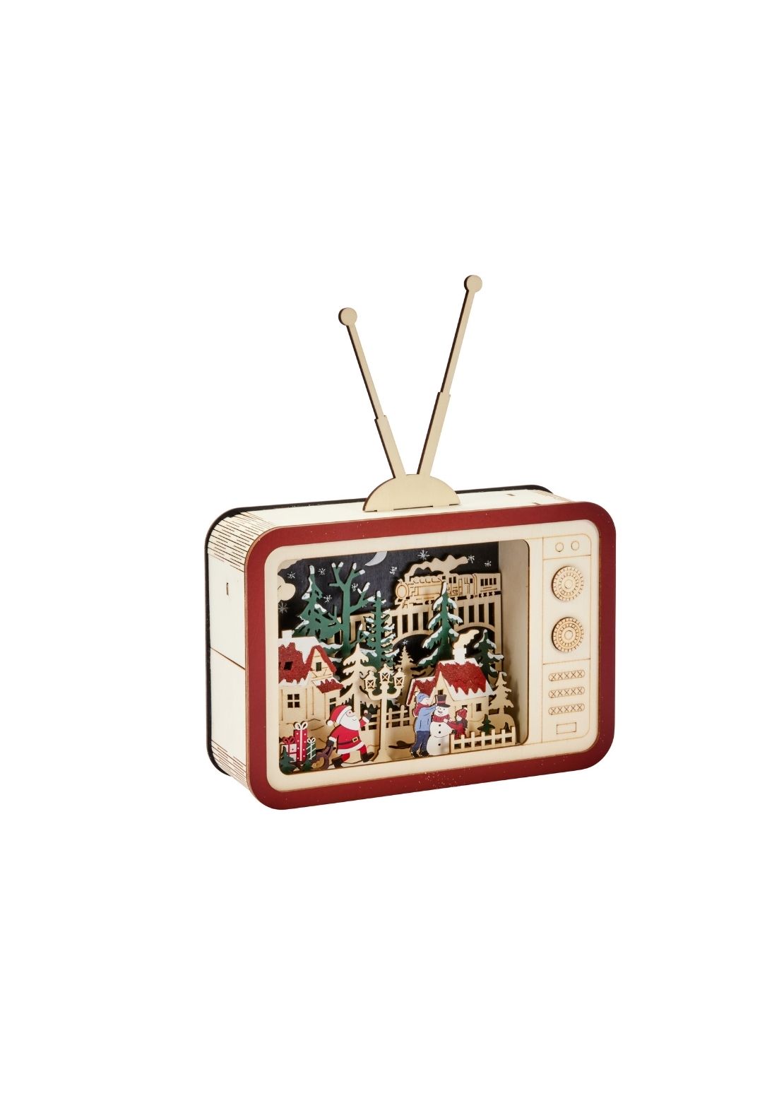 The Home Christmas Inlit Santas Teletown - Multi 1 Shaws Department Stores