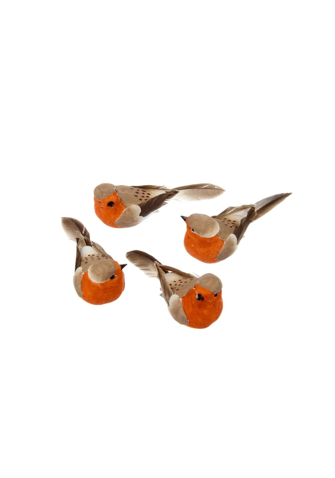 The Home Christmas Robin Decoration 4 Pack - Multi 1 Shaws Department Stores